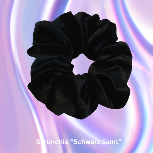 Damen scrunchie schwarz - xl,