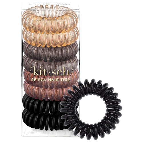 Kitsch spiral haargummis damen - kitsch,