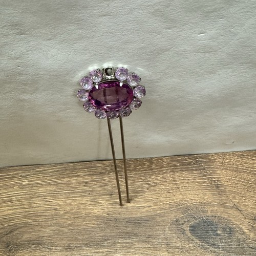 Haarnadel strass pink - strass, vintage