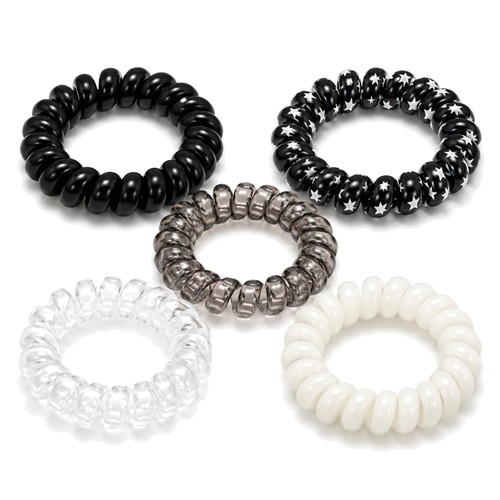Haargummis spiral set - spiral,