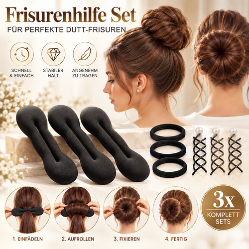 Frisurenhilfe set haar - set,