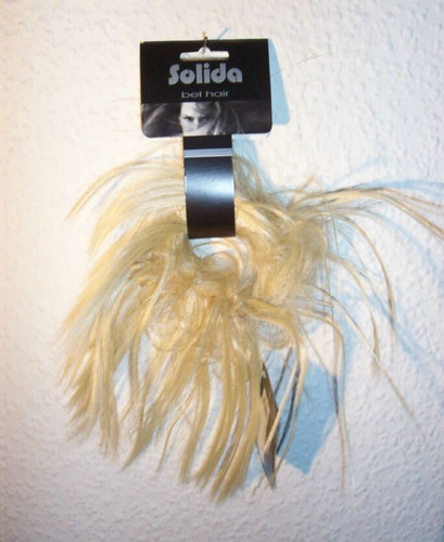 Haargummi hellblond fransen - hellblond-,