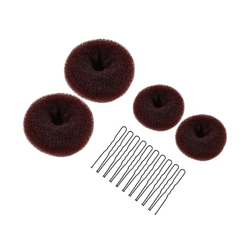 Donut hair bun set 4pc - hair,